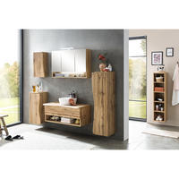 BADMÖBEL-SET 6-TLG. Kahla-03 - Braun, Holzwerkstoff (216/200/52cm) - Lomado