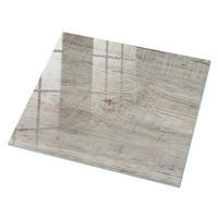 GLASPLATTE 80x60 cm – Holzkonstruktion - Grau, Glas (0.4/80/60cm) - ArtPrintCave
