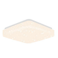 LED-DECKENLEUCHTE Adelheid 21/21/4 cm - Weiß, Kunststoff (21/21/4cm) - Nettlife