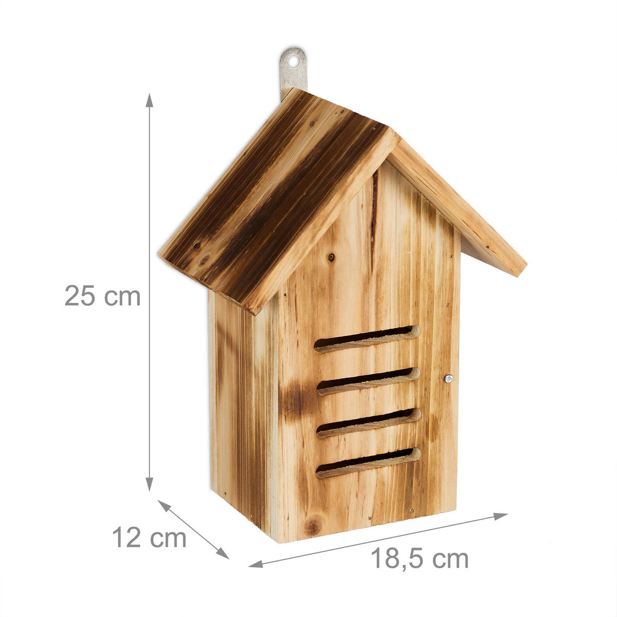 MARIENKÄFERHAUS - Multicolor, Holz (18.5/25/12cm) - Relaxdays
