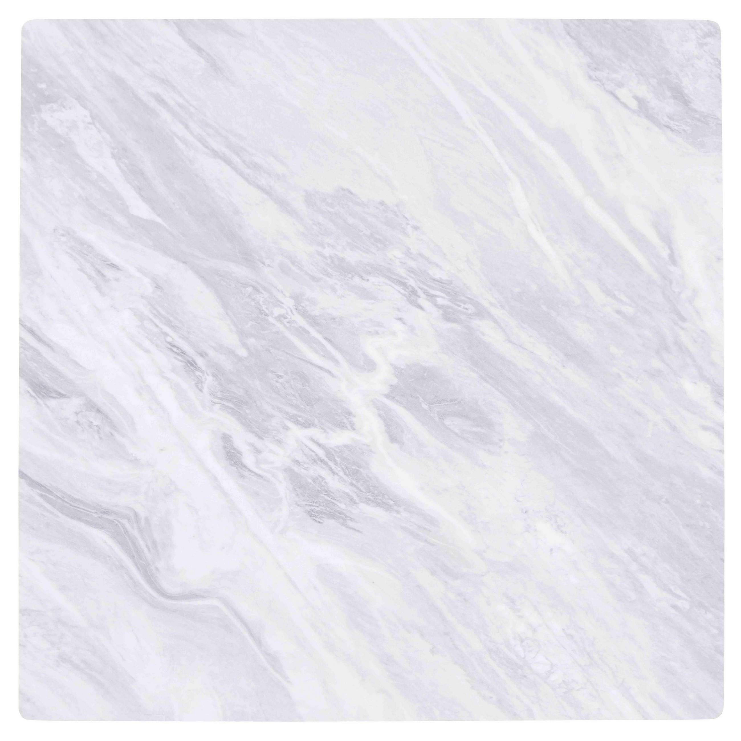 TISCHPLATTE 70 x 70 cm, Marmor - Ecru, Kunststoff (70/70/1.25cm) - Oviala