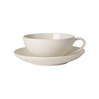 TEETASSE MIT UNTERTASSE For Me weiß 110 ml - Weiß, Keramik (0.11L) - Villeroy & Boch