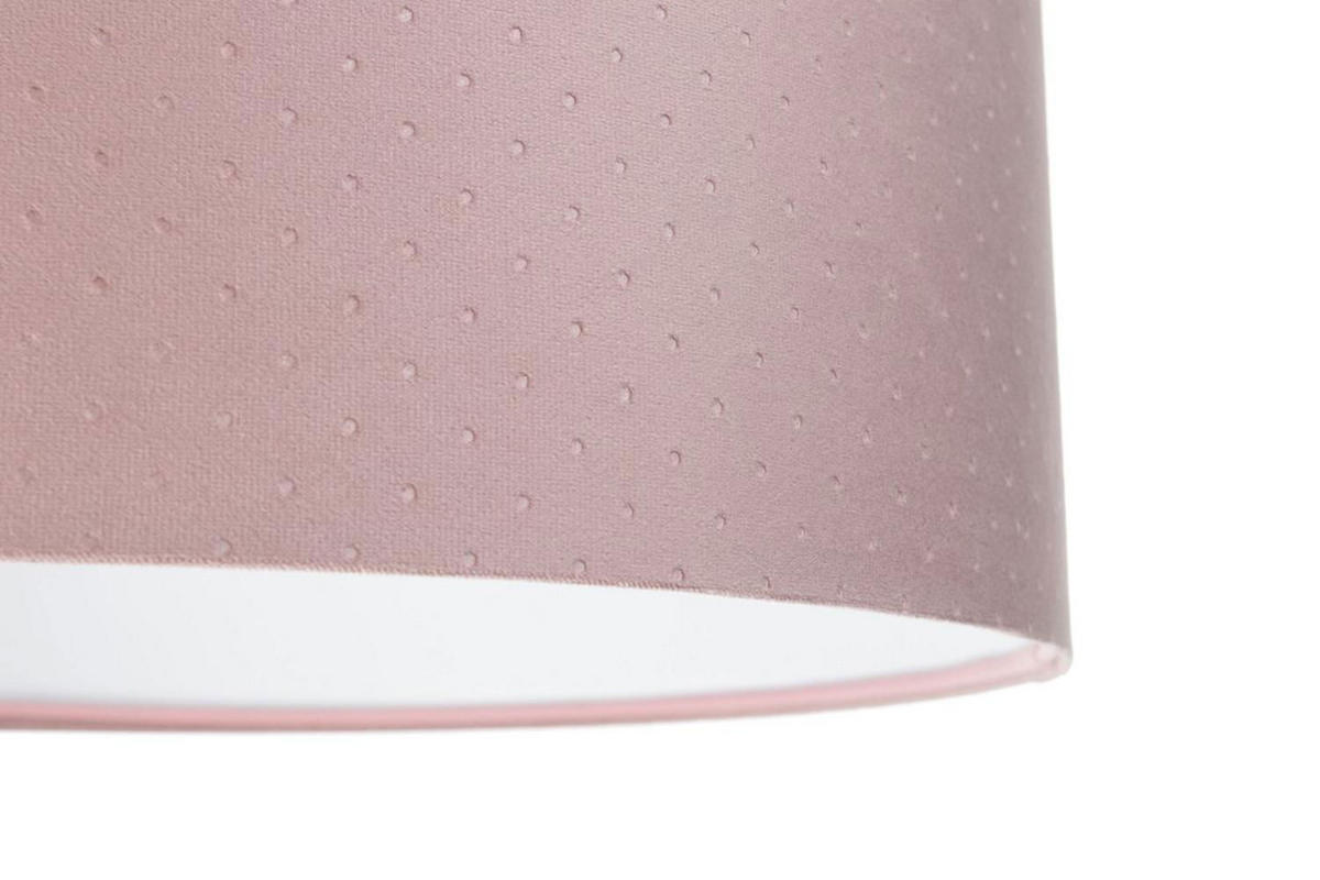 HÄNGELEUCHTE Rosa 30/20 cm - Pink/Weiß, Kunststoff (30/0.6/20cm) - ONZENO