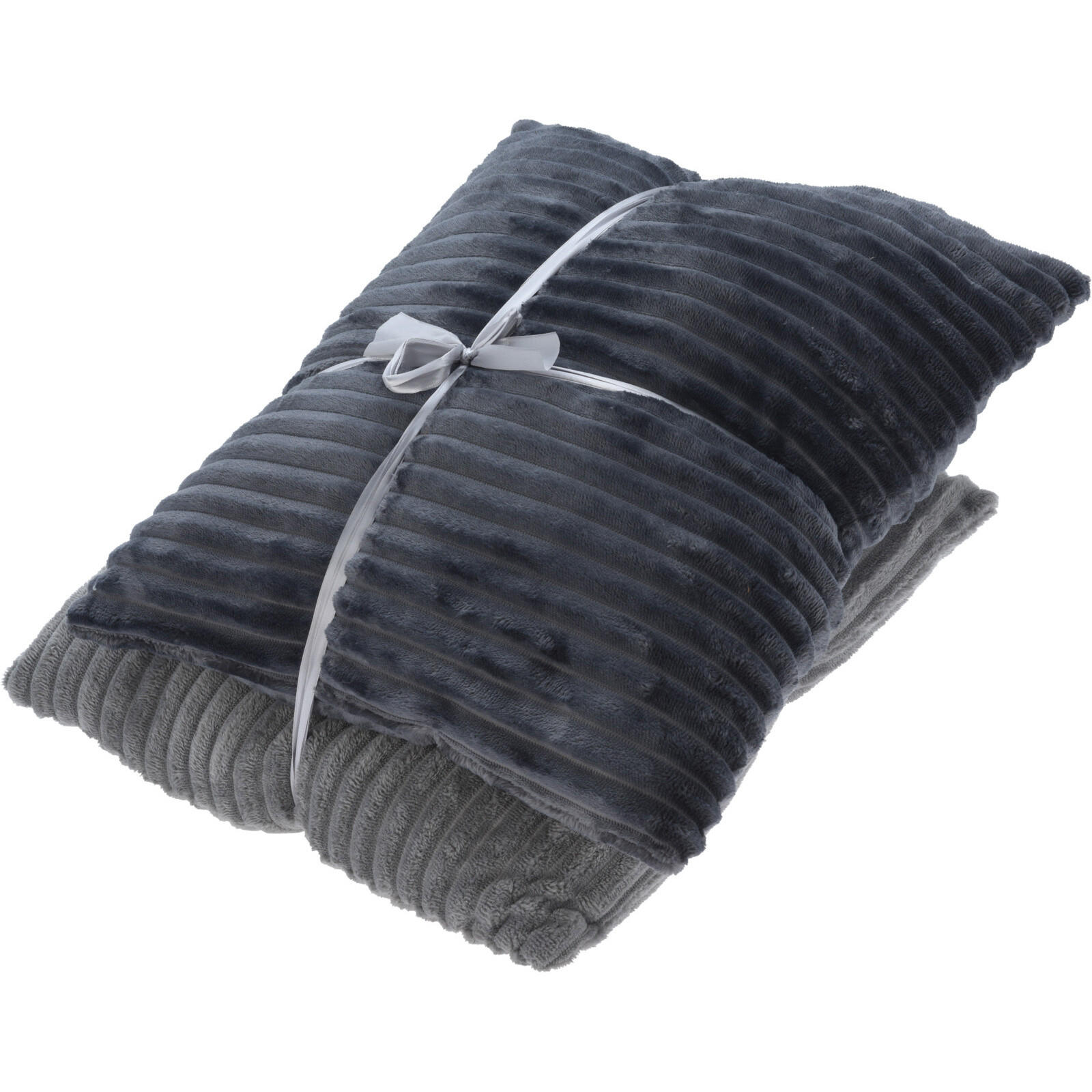 Home Styling Collection Kissen Grau 45x45 cm