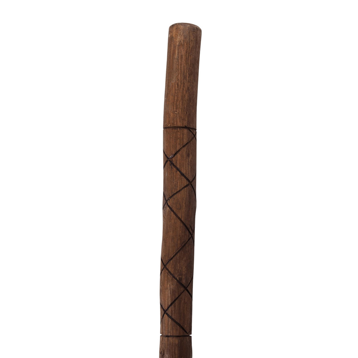 DEKO-WANDERSTOCK Walk 120 cm, Teak Massivholz naturfarben - Naturfarben, Holz (4/120/4cm) - CREEDWOOD