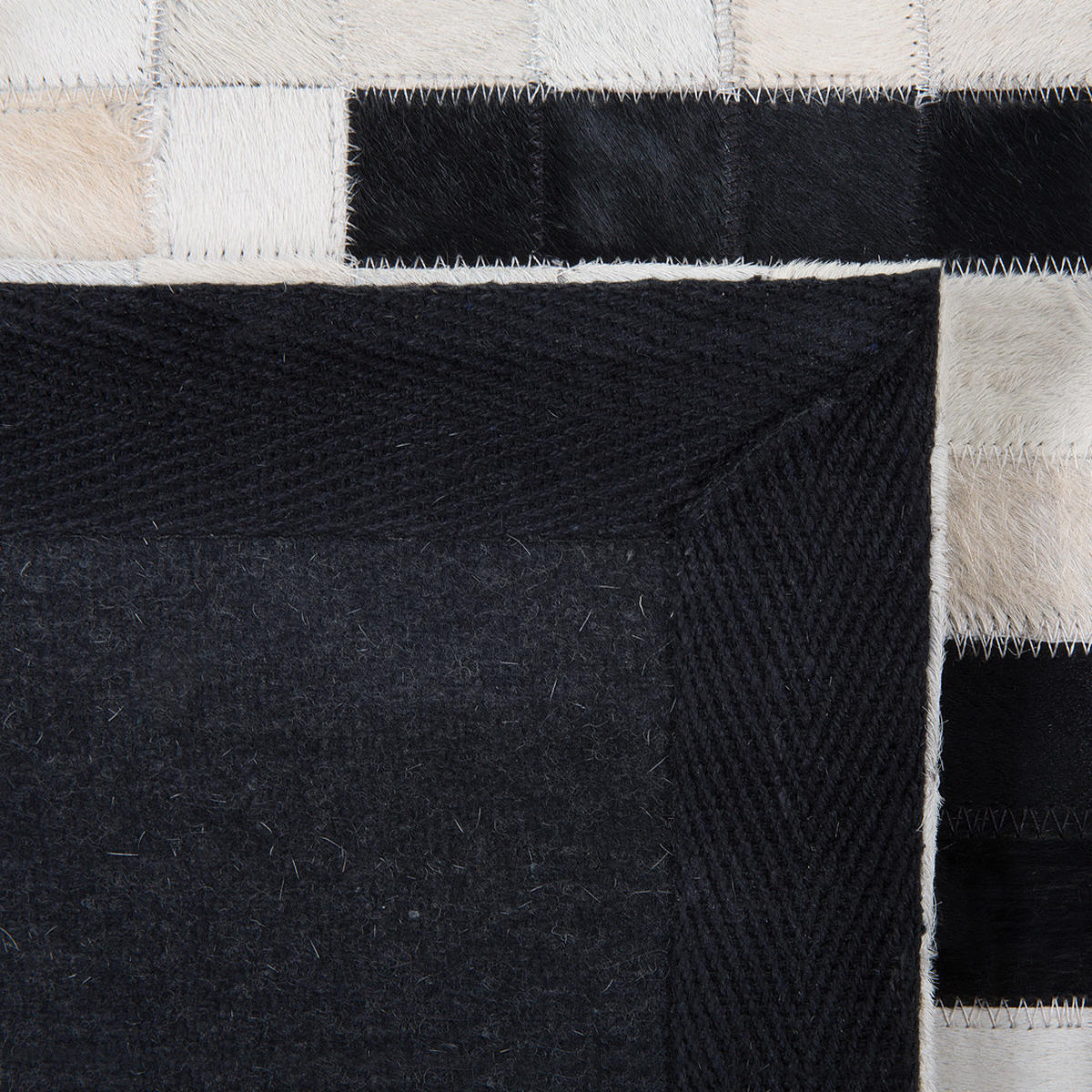 KURZFLOR-TEPPICH Bolu 150/80 cm - Weiß, Fell (80/150cm) - Beliani