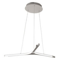 LED HÄNGELAMPE LIRA Weiß Drei-Sternoptik - Weiß, Metall (70/70/200cm)