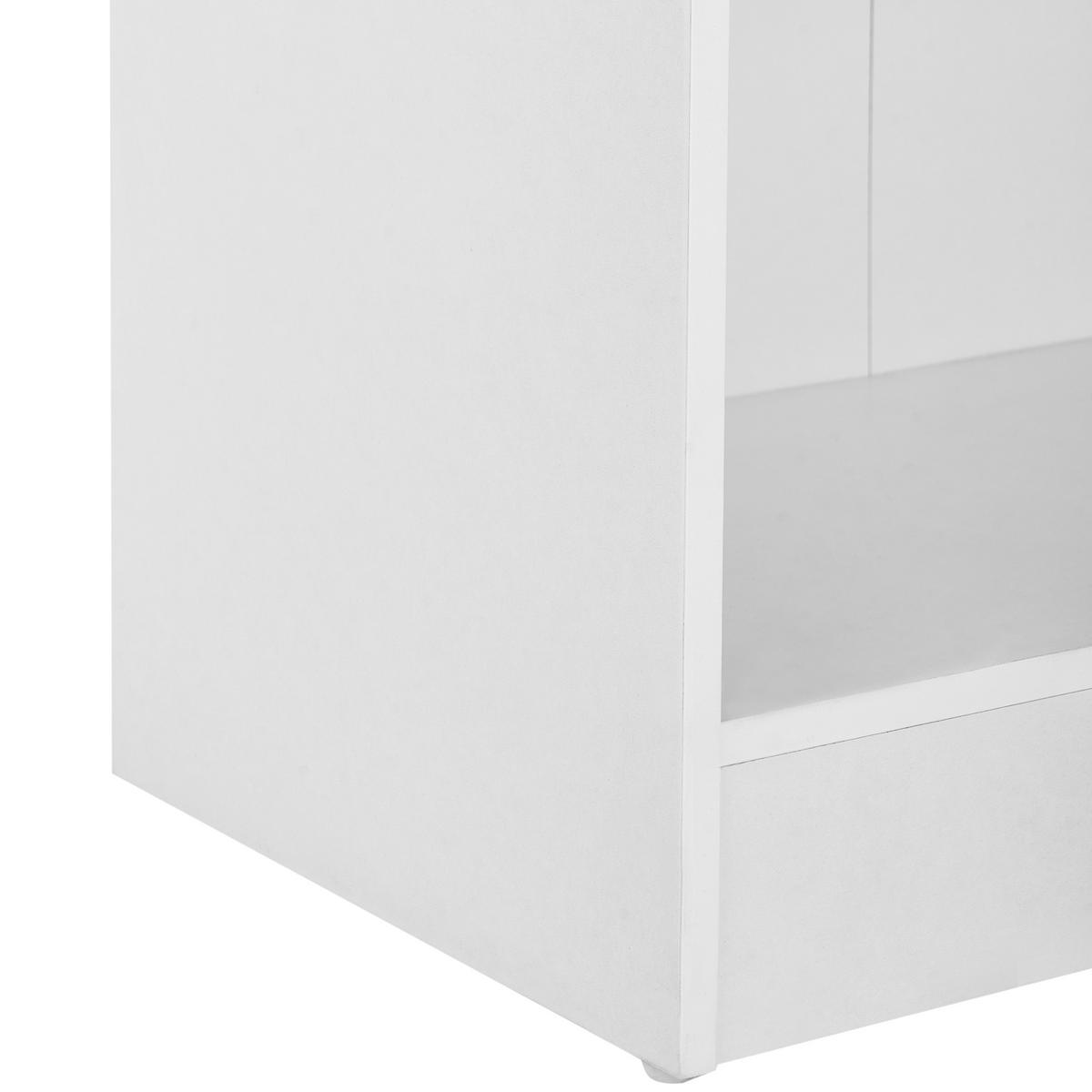 BÜCHERREGAL mit 5 Ebenen 174 cm Weiß Winnipeg - Weiß, Holzwerkstoff (55/174/30cm) - Beliani