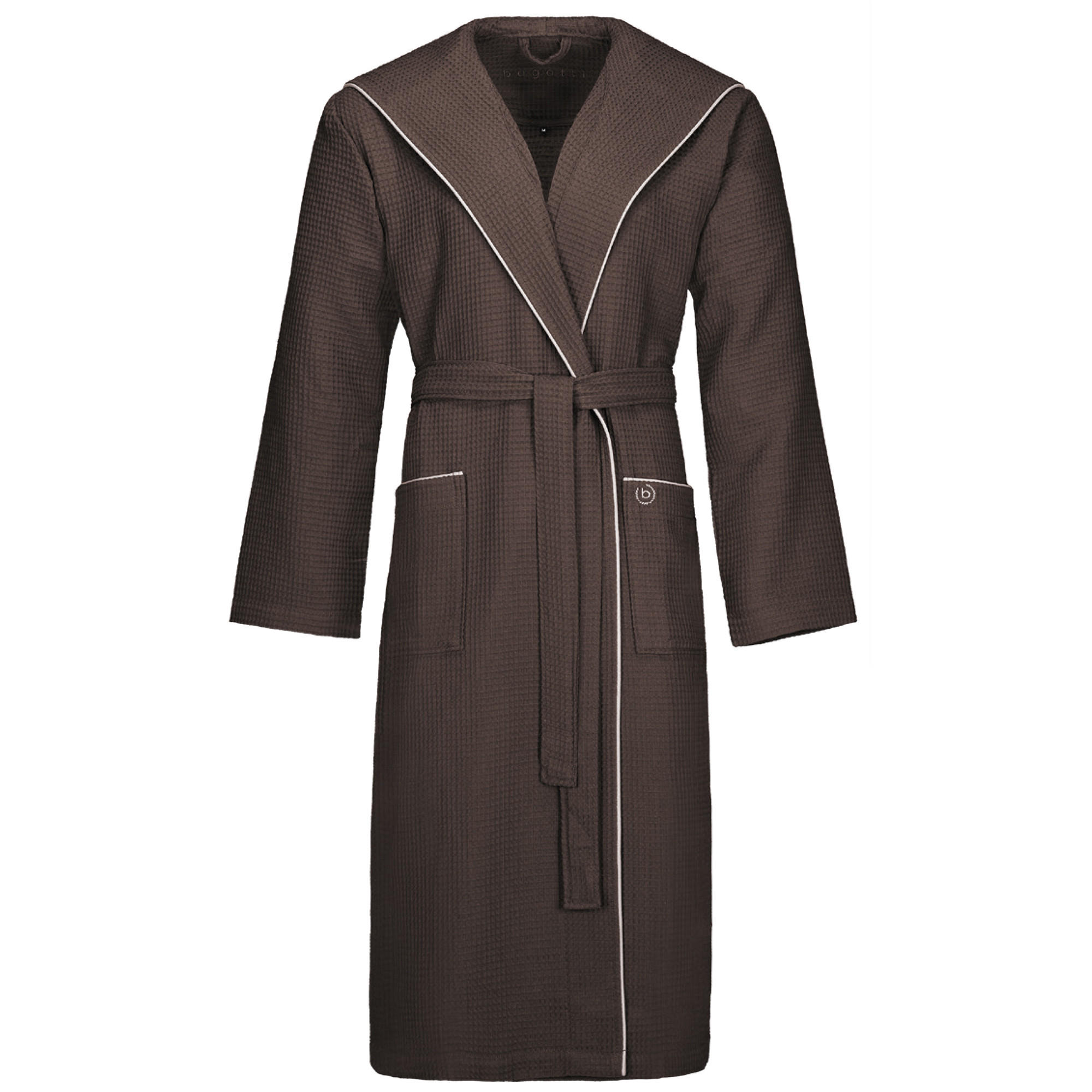 BADEMÄNTEL HERREN KAPUZE TIZIAN COFFEE BEAN - 6880 - Braun, Textil (XXLnull) - Bugatti