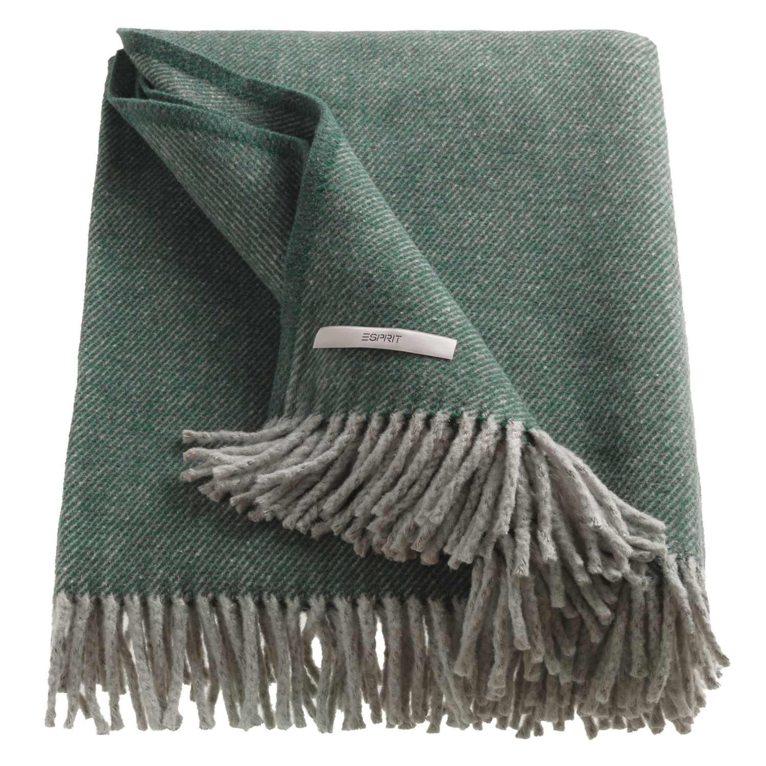 TAGESDECKE JADE - Dunkelgrün, Textil (140/200cm) - Esprit