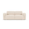 SOFA Molino aus Boucle beige 2 Sitzplätze - Beige, Textil (95/72/170cm) - Micadoni