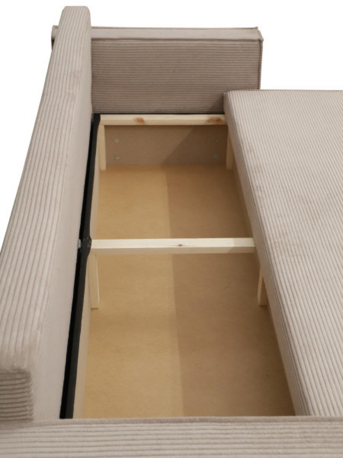 SOFA Beige EKO Ausziehbar - Beige, Textil (234/87/88cm) - Sepro Meble