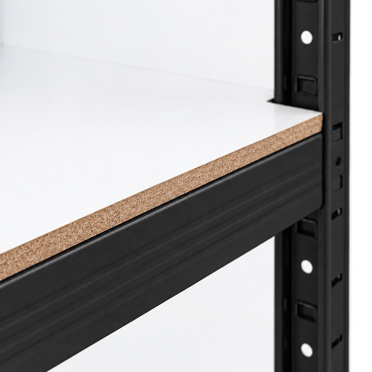 ETAJERĂ Neagră deasupra mașinii de spălat - negru, material plastic/compozit lemnos (130/180/40cm) - Relaxdays