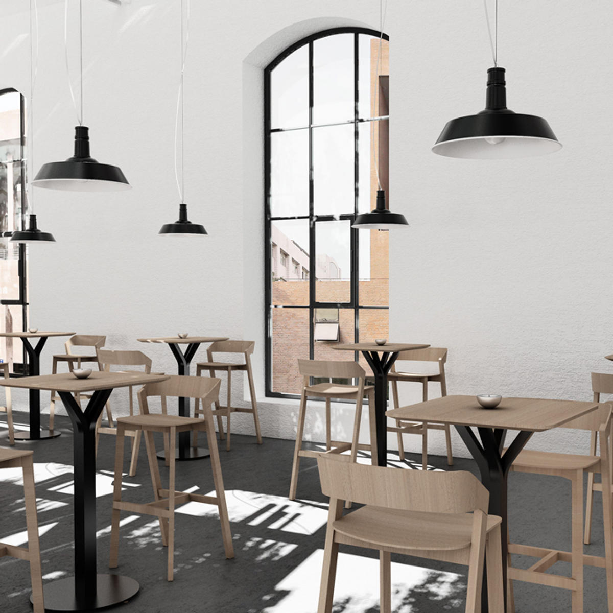 PENDELLEUCHTE GOLDIE 46 Schwarz 30 W - Schwarz, Metall (30/30/120cm) - Rendl