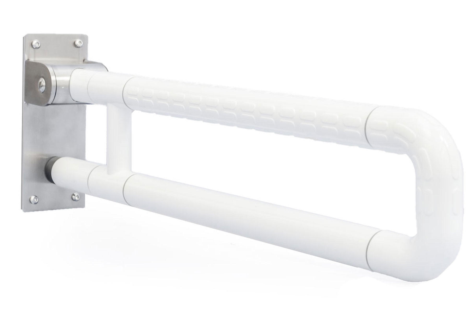 WC-HALTEGRIFF 60x20 cm Weiß - Weiß, Metall (20/3.5/60cm) - eyepower