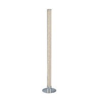STEHLAMPE LEIA - Grau - 18/18/104 cm - Grau, Metall (18/18/104cm) - Trio Leuchten