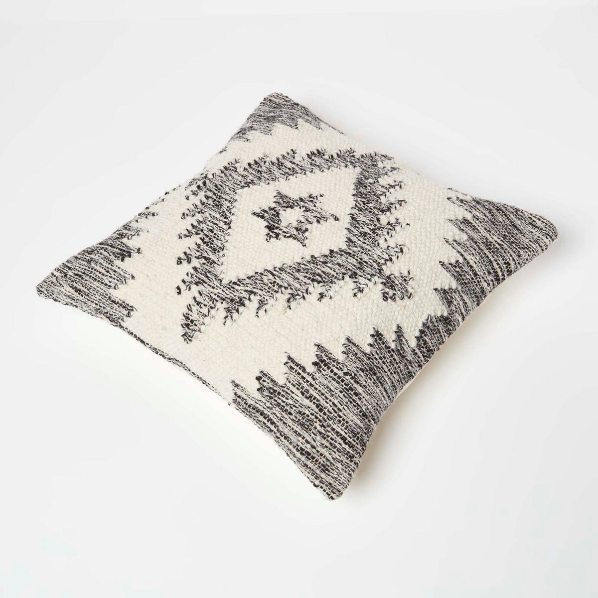 KELIM-KISSEN Karu 45/45 cm - Grau, Textil (45/45cm) - Homescapes