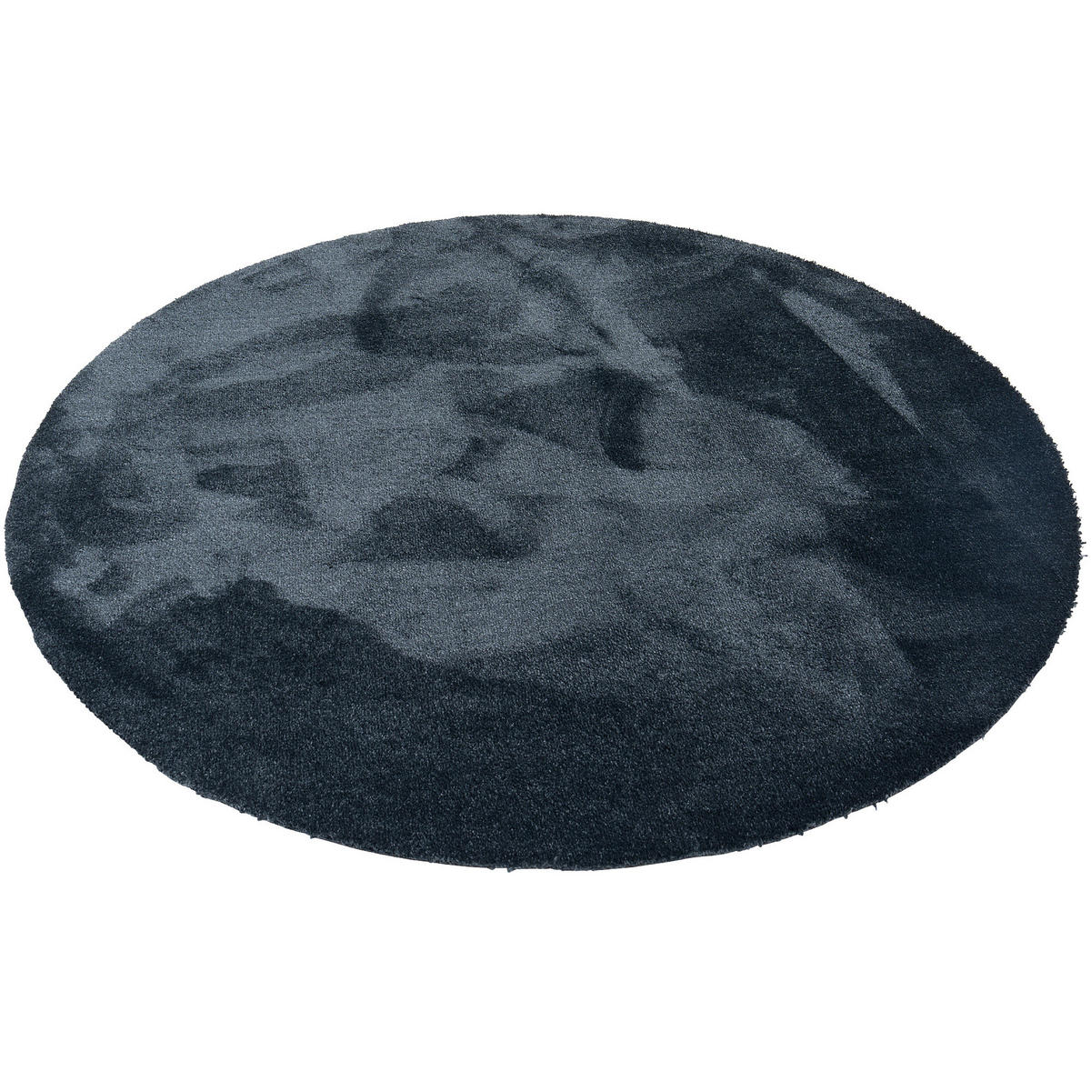 HOCHFLORTEPPICH LIVORNO RUND SUPER SOFT - Anthrazit, Textil (133/133cm) - Snapstyle