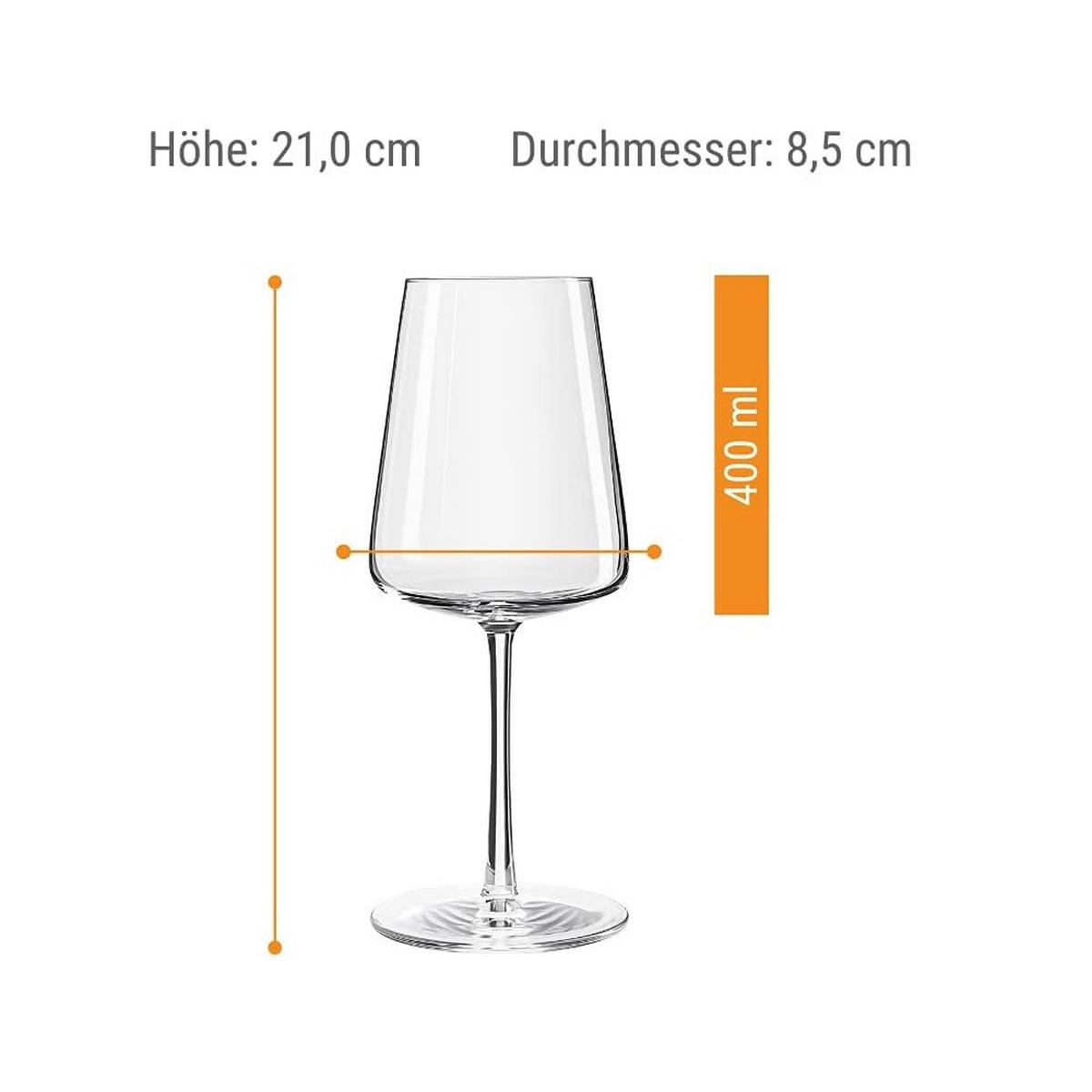 WEISSWEINKELCH Power 12er Set - Transparent, Glas (0.4L) - Stölzle