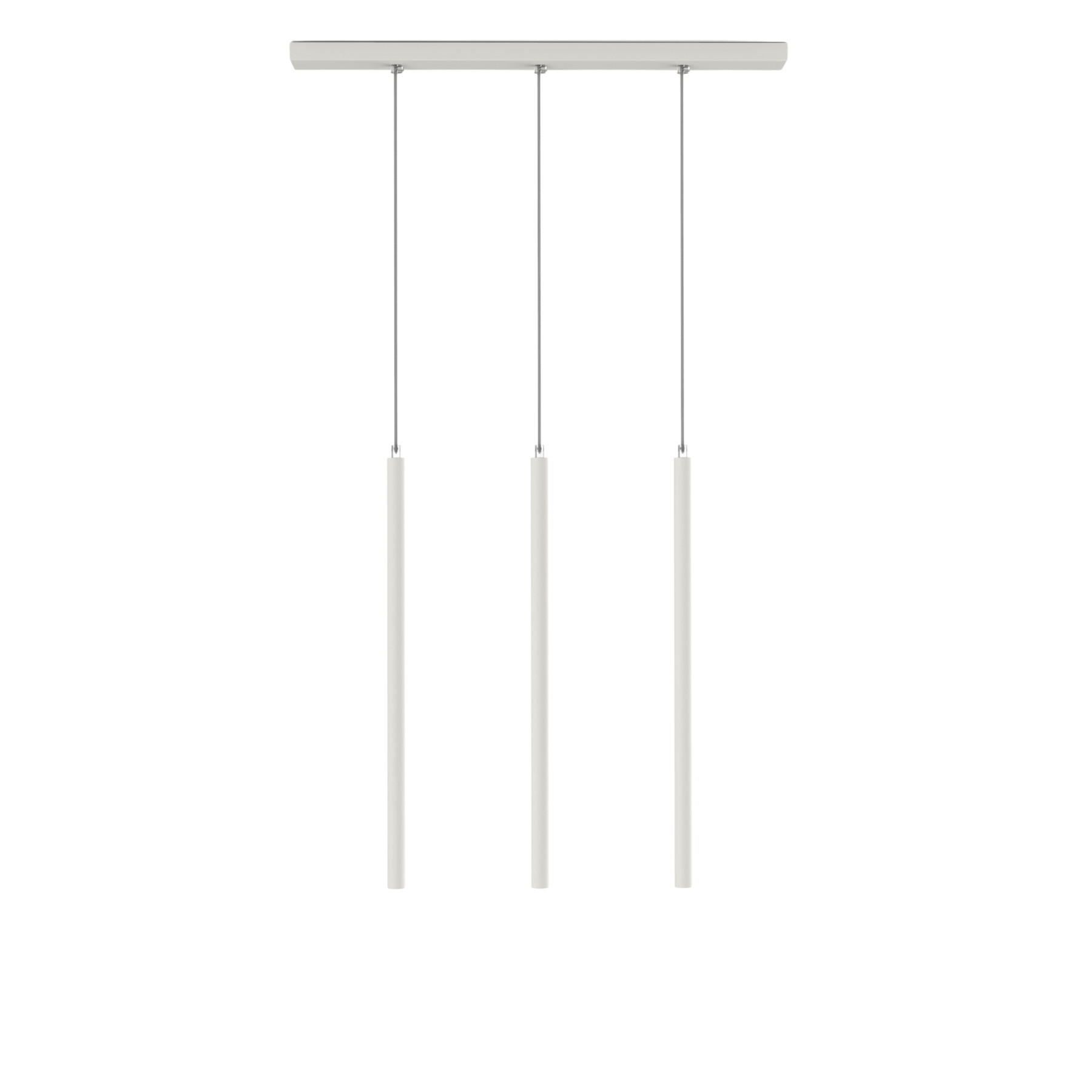 Lumicom Led-Hängeleuchte Weiß 70x60x6 cm