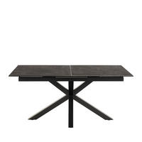 ESSTISCH - Keramik - Schwarz - Schwarz, Keramik (168/90/76cm) - Drawer