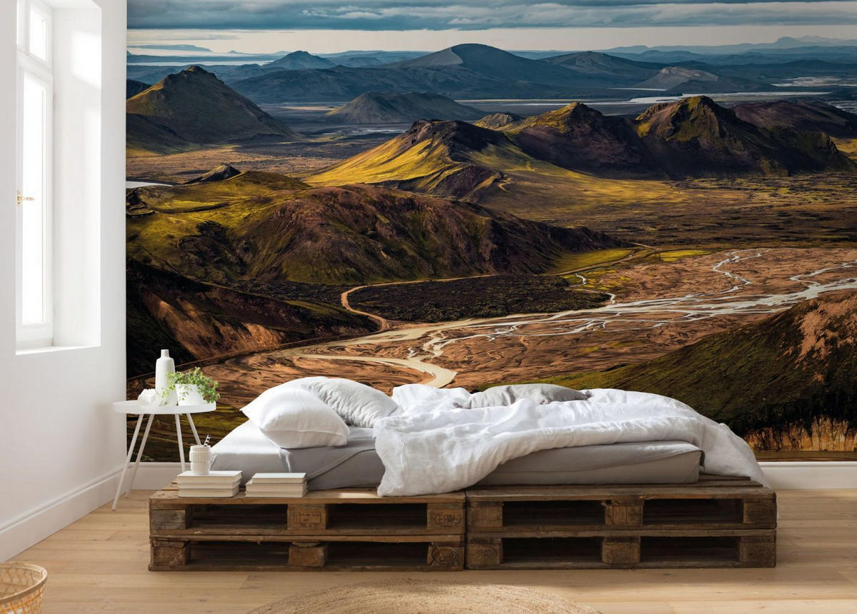 FOTOTAPETE Landschaft 400 x 250 cm - Multicolor, Papier (400/250cm) - Sanders & Sanders