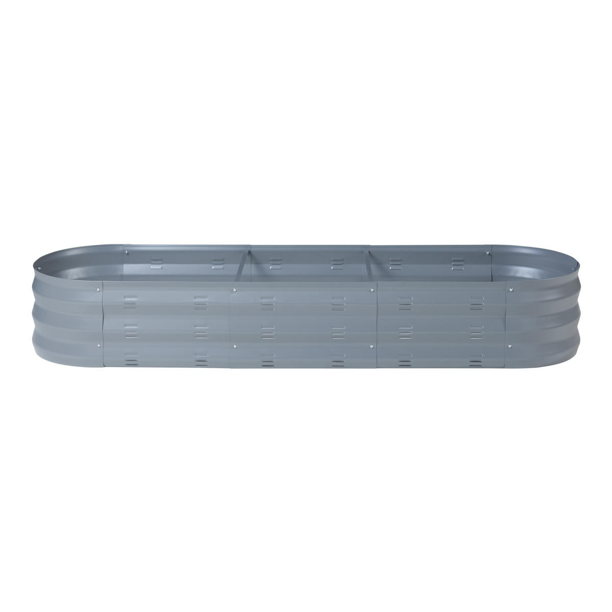 PFLANZBEET Alfedena - Anthrazit, Metall (171/25/50cm) - casa.pro
