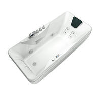 WHIRLPOOL Pool Badewanne Wanne W49H-TH-PR-SC 170x80cm - Weiß, Glas/Kunststoff (80/56/170cm) - AcquaVapore by Sandra Jentho