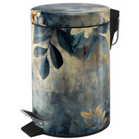 KOSMETIKEIMER Lilybud - Gelb/Grau, Kunststoff/Metall (17/25/25cm) - Sanilo