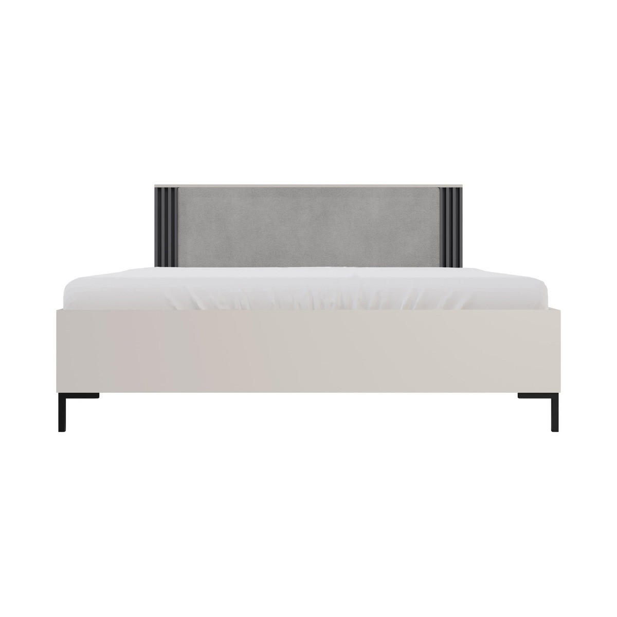RAHMENBETT – 168 x 208 cm – ALLMO System – Kaschmir - Kaschmir, Holzwerkstoff - hi-markt