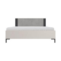 RAHMENBETT – 168 x 208 cm – ALLMO System – Kaschmir - Kaschmir, Holzwerkstoff - hi-markt