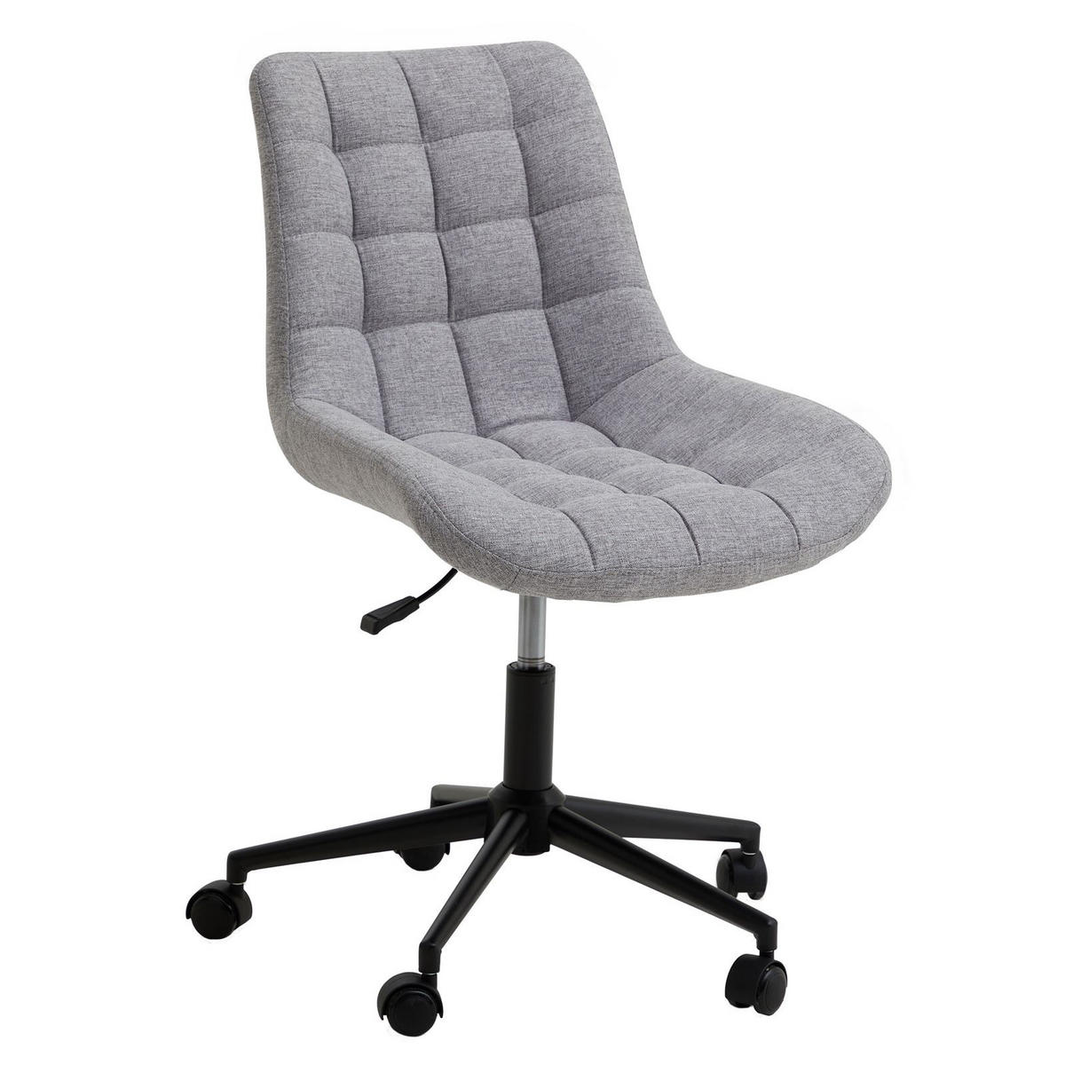 DREHSTUHL TALIA - Grau, Textil (53/89/61cm) - IDIMEX