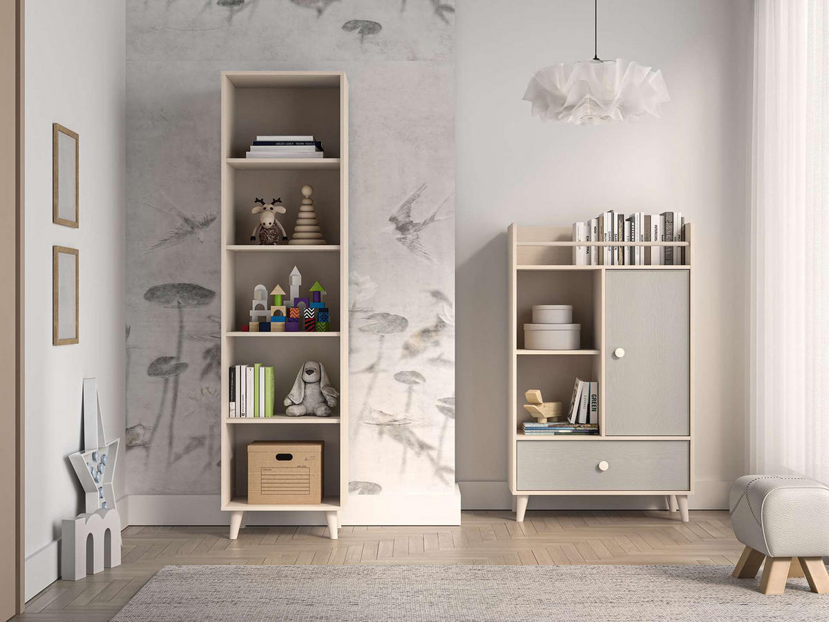 STANDREGAL – 50 cm – Mevel – Beige - Beige, Holzwerkstoff (50/190/40cm) - hi-markt