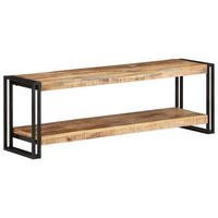 TV-SCHRANK 120/30/40 Cm Raues Mangoholz - Braun, Holz (30/90/30.5cm) - vidaXL