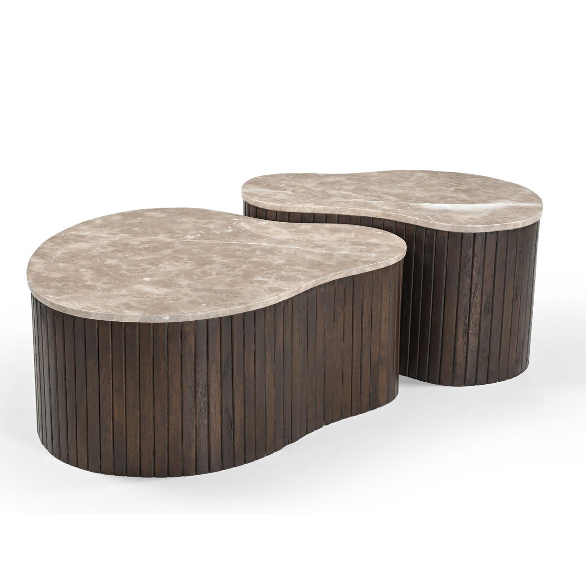 COUCHTISCH Nomi Braun 73/84/34 cm - Braun, Holz (73/84/34cm) - Starfurn