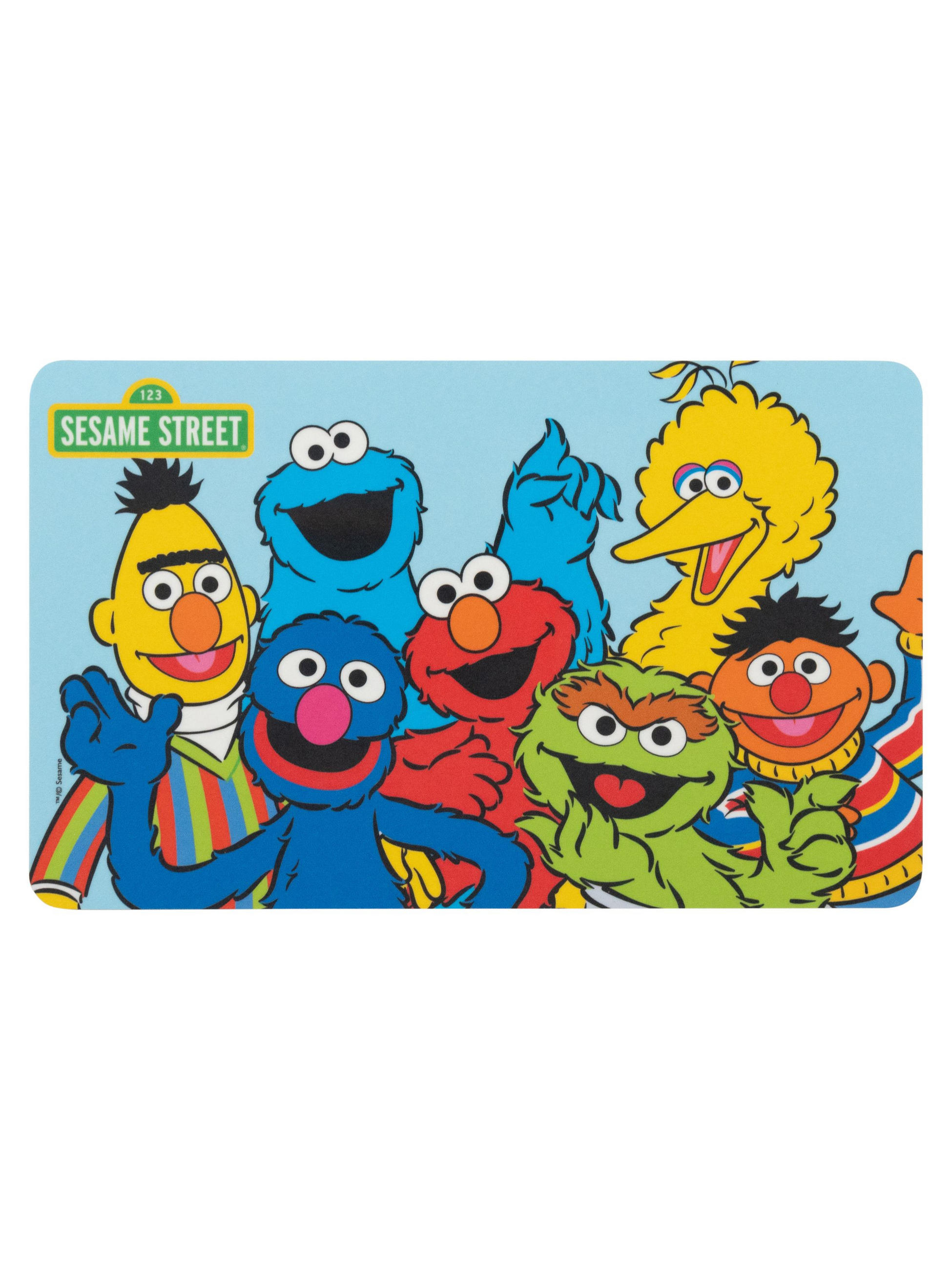 BRETTCHEN Sesamstraßed Friends Mehrfarbig 14,5 x 23,5 cm - Multicolor, Kunststoff (14.5/23.5cm) - United Labels