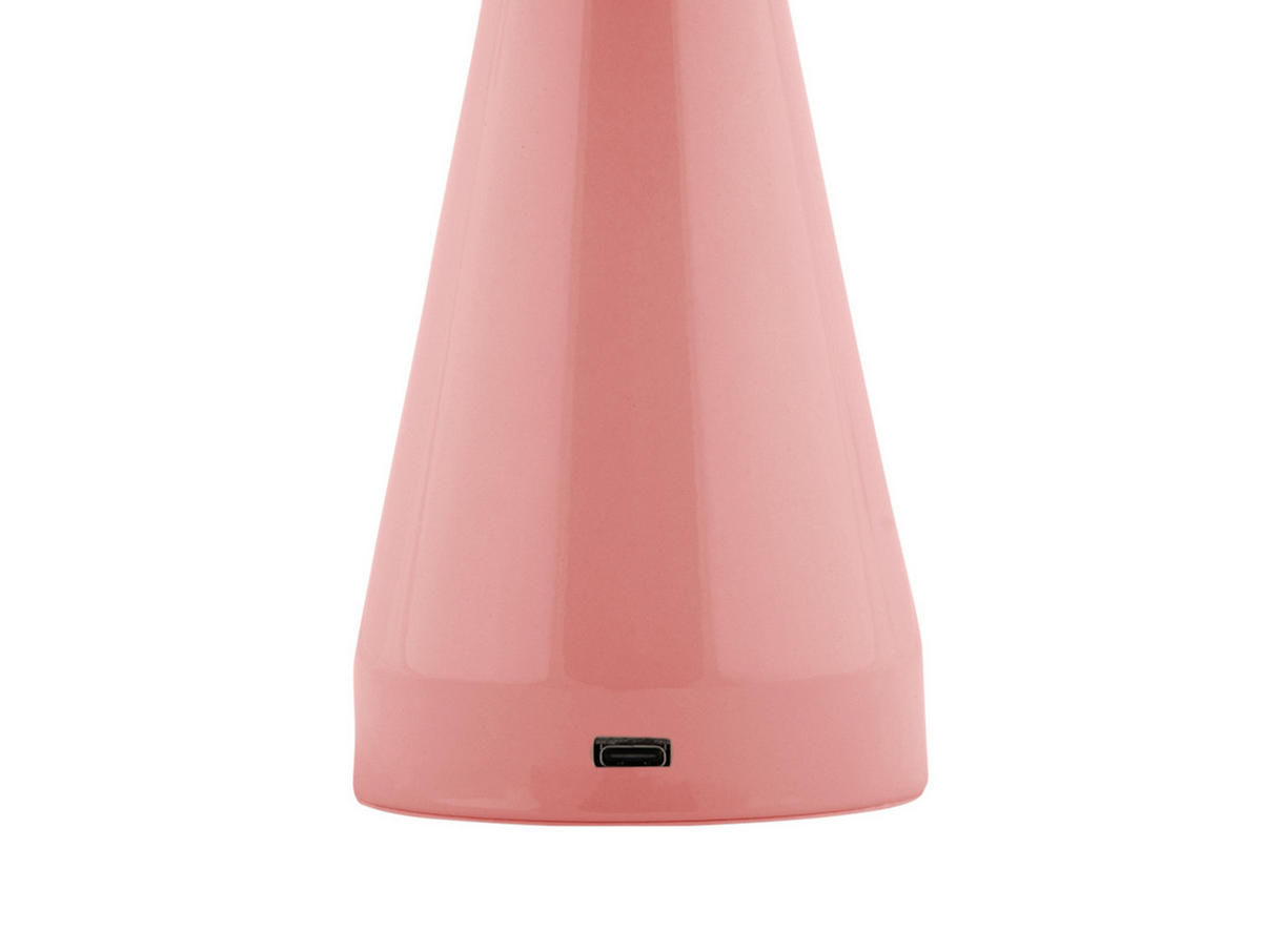 TISCHLAMPE Rachel LED 15.5/15.5/20.5 cm - Pink, Metall (15.5/15.5/20.5cm) - Leitmotiv