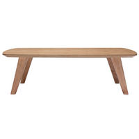 COUCHTISCH Skandinavisch Esche 120 cm FIFTIES - Grün, Holz (120/68/37cm) - Miliboo