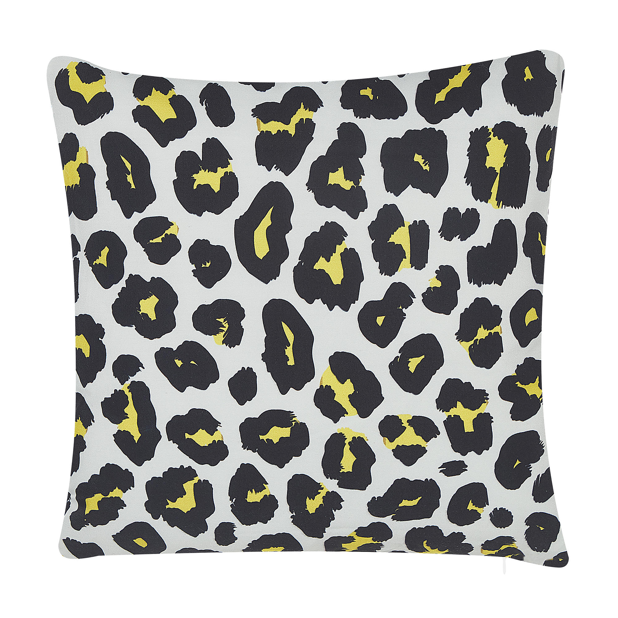 GARTENKISSEN 2er-Set Tierfell-Motiv schwarz/weiß 45/45 cm Karditsa - Multicolor, Textil (45/45cm) - Beliani