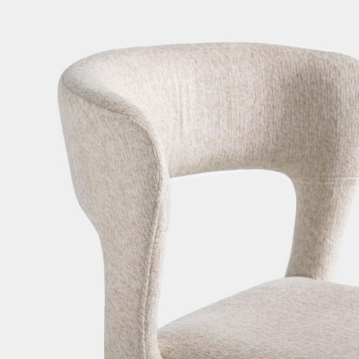 ESSZIMMERSTUHL Revan Beige 53 cm x 77 cm 4er-Set - Beige, Textil (53/77/57cm) - Klast Home
