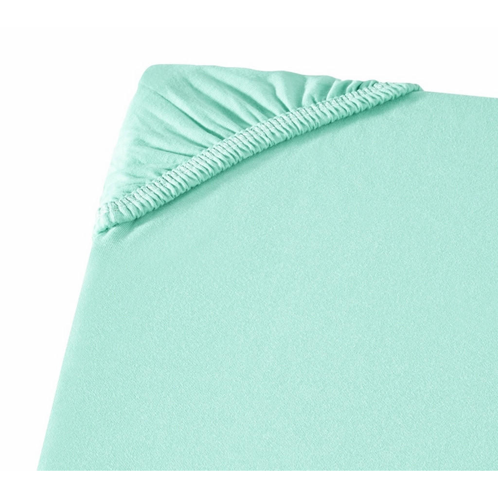 Thumbnail - Carpe Sonno Baby-Spannbettlaken, Mintgrün, Textil, Uni, Füllung: Baumwollfüllung, Rechteckig, 70x140 cm, Oeko-Tex® Stand...