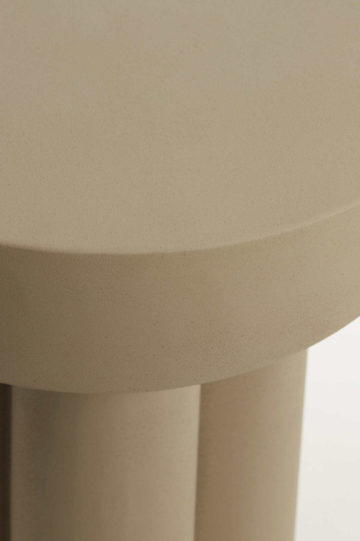 BEISTELLTISCH Mikola Grau Ø46/50 cm - Grau, Metall (46/46/50cm) - Light & Living