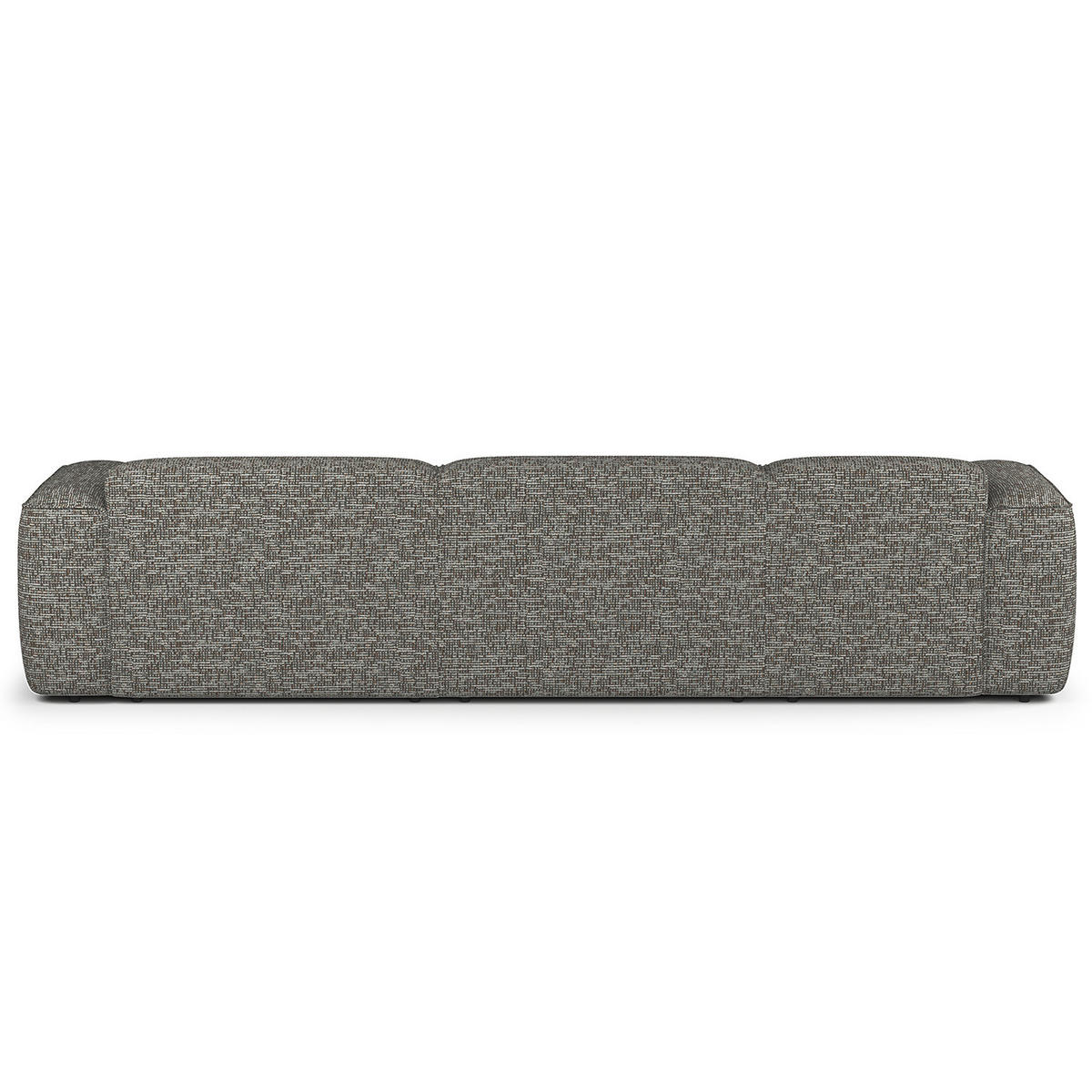 3-SITZER ECKSOFA mit Longchair - Schwarz/Grau, Kunststoff/Textil (317/173cm) - home24