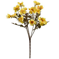 UMĚLÁ KYTICE MARGARETKY - různobarevná, plast (28cm) - Mondex