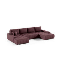 WOHNLANDSCHAFT Vogar In Aulla - Hellbraun, Holzwerkstoff/Textil (350/85/185cm) - Fun Möbel