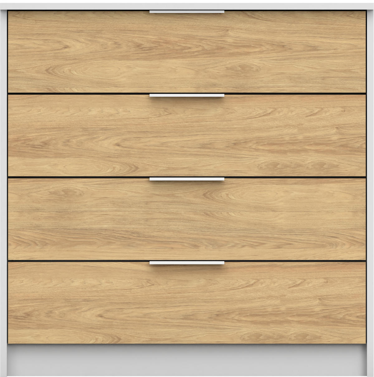 KOMMODE Weta WEIß - Weiß, Holzwerkstoff (90/90/40cm) - Möblo