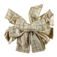 SCHLEIFE Santa Lila Beige 32x32x130 cm Kunststoff - Beige, Kunststoff (32/130/32cm) - Mondex