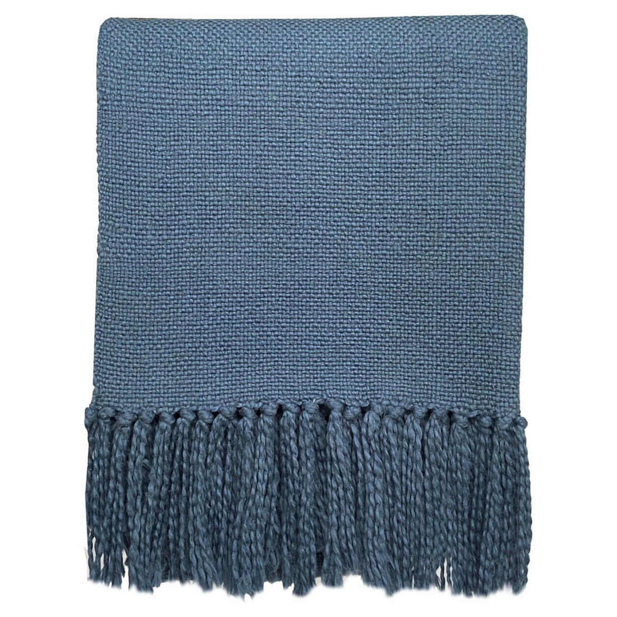 BAUMWOLLDECKE Morgenblau - Blau, Textil (127/152cm) - Malagoon