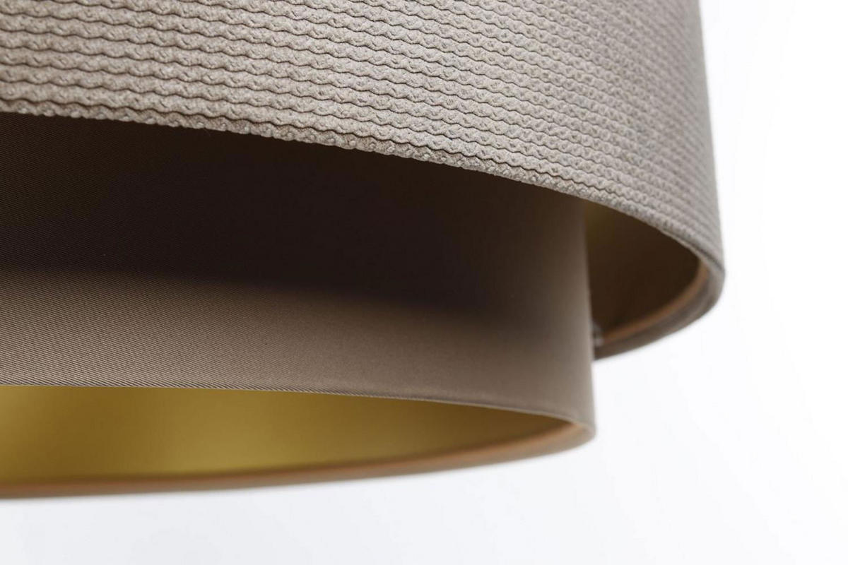 HÄNGELEUCHTE Gold 60/25 cm - Goldfarben, Kunststoff (60/1/25cm) - ONZENO