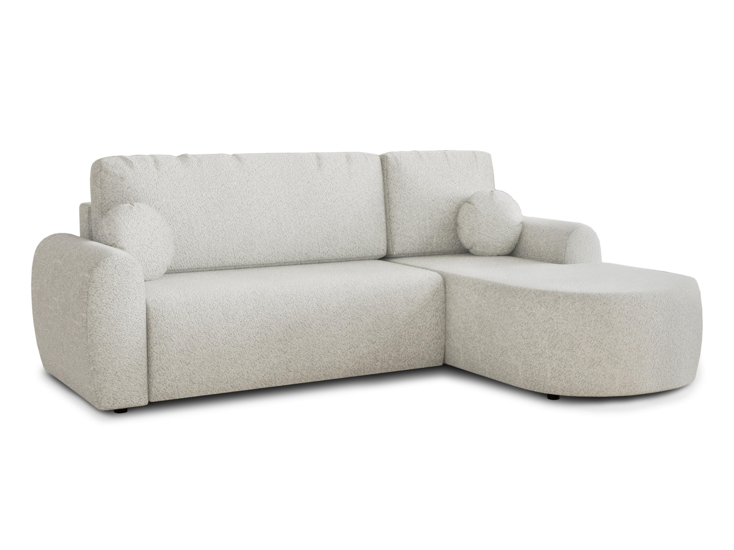 ECKSOFA Jazz, Seite: Rechts - Weiß, Holz/Textil (240/160cm) - Sofnet